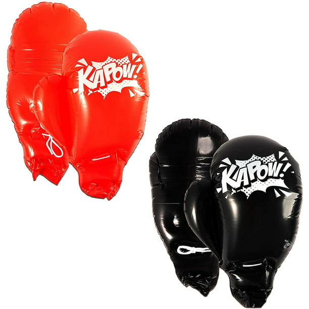 2 Pair Majik Jumbo Boxing Gloves Big Boppers Inflatable Gloves Includes 4 Gloves
